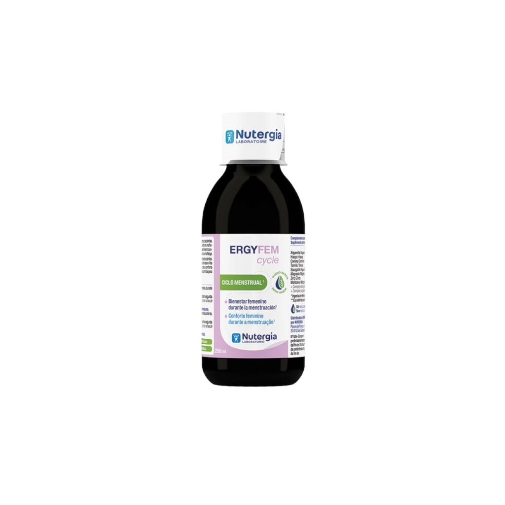 Nutergia Ergyfem Solução Oral Bem-Estar Feminino Ciclo Menstrual 250ml