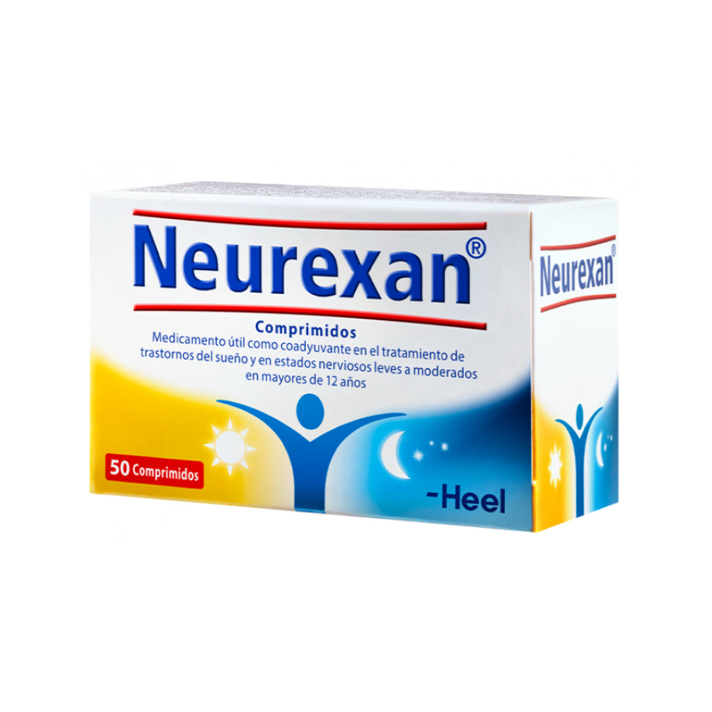 Heel Neurexan Suplemento para Sono e Ansiedade 50 Comprimidos