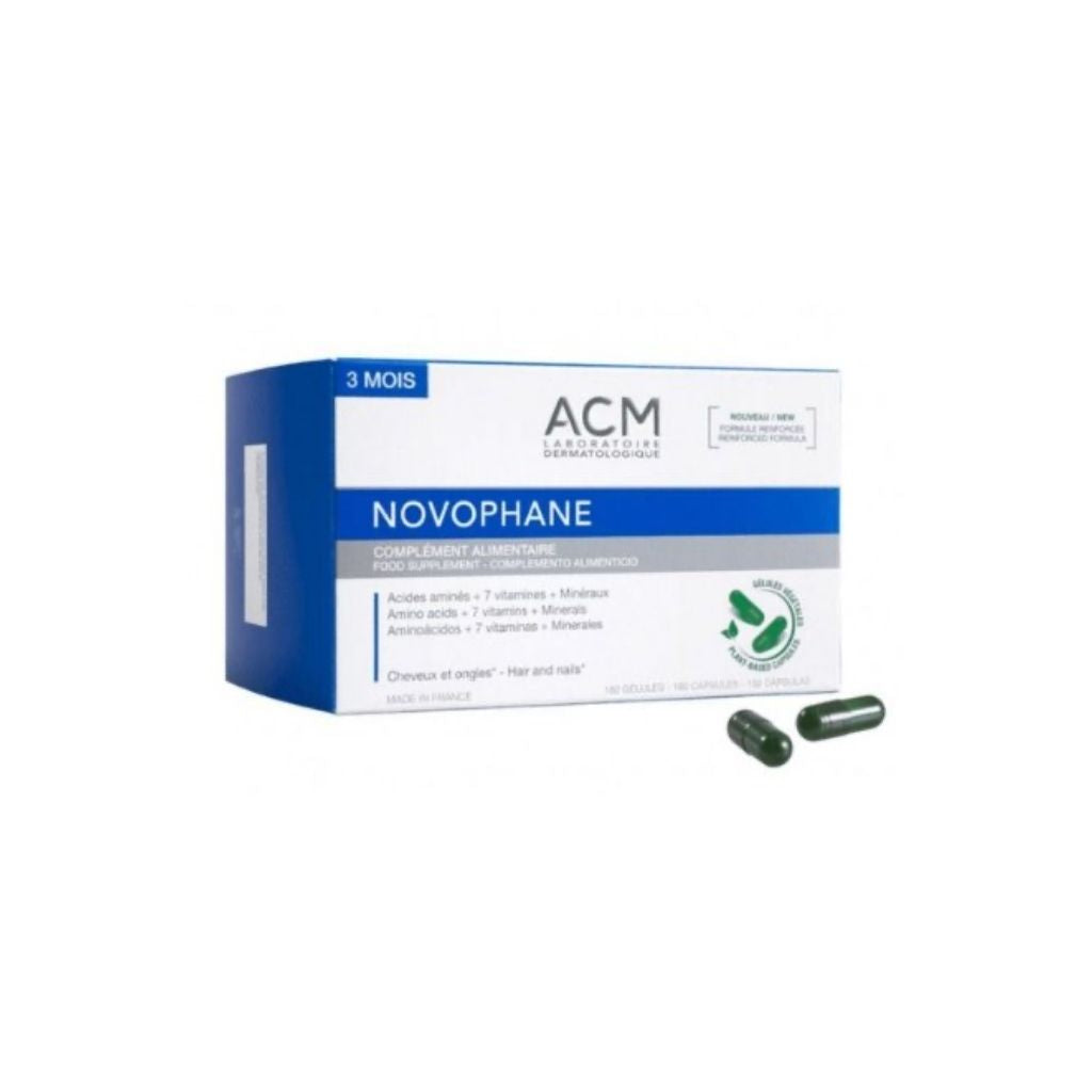 Acm Novophane Fortalecimento Cabelo E Unhas 180 Cápsulas