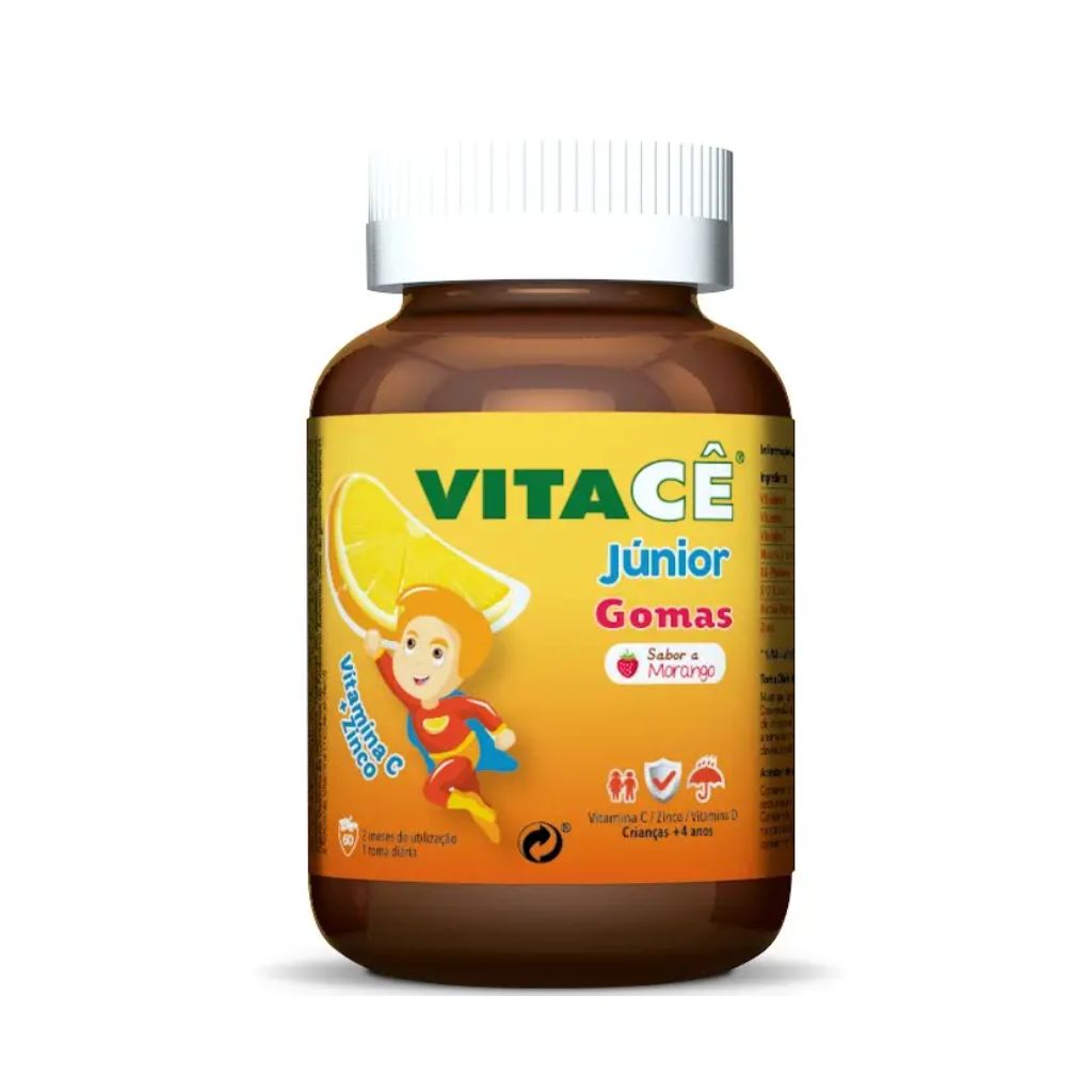 Vitacê Junior Vitalidade E Defesas 60 Gomas