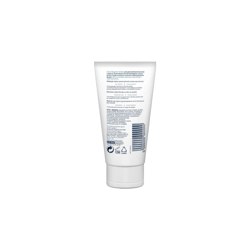 Cerave Therapeutic Creme Mãos Reparação Mãos Secas 50ml