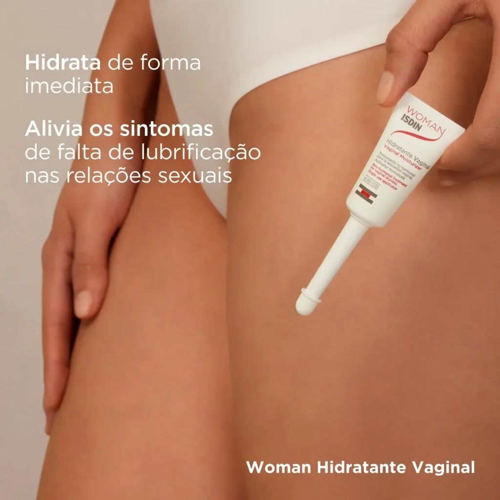 Isdin Woman Hidratante Vaginal Gel Creme Alívio Secura 6ml X 12 Unidades