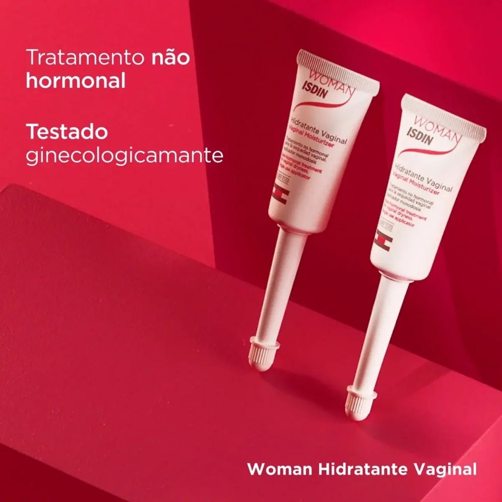 Isdin Woman Hidratante Vaginal Gel Creme Alívio Secura 6ml X 12 Unidades