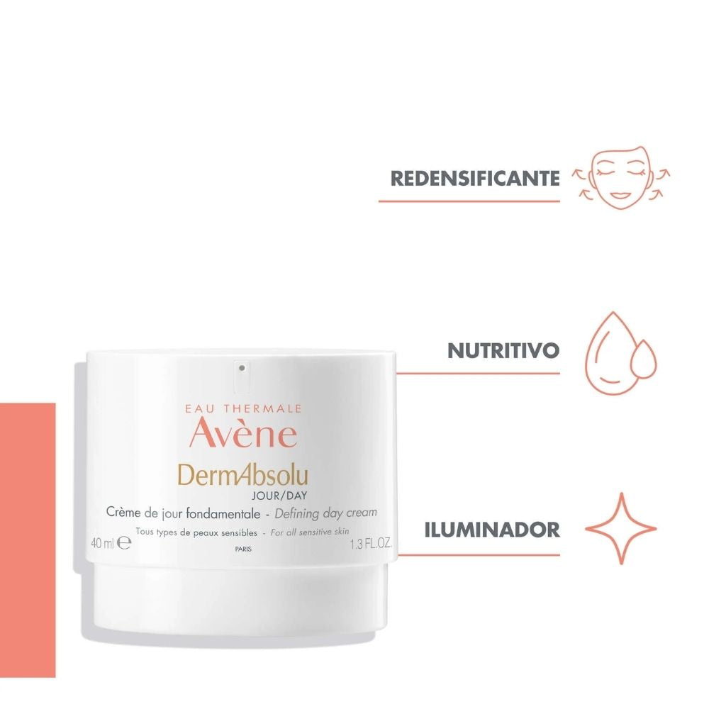Avène Dermabsolu Creme De Dia Redensificador Pele Sensível 40ml
