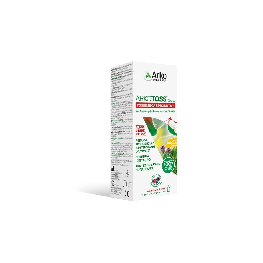 Arkopharma Arkotoss Xarope Tosse Seca E Produtiva Frutos Vermelhos 140ml