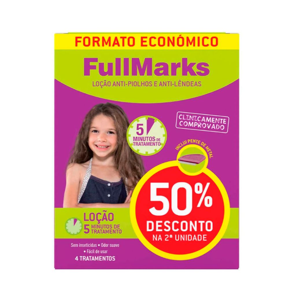 Fullmarks Loção Elimina Piolhos E Lêndeas 100ml Duo + 50% Desconto
