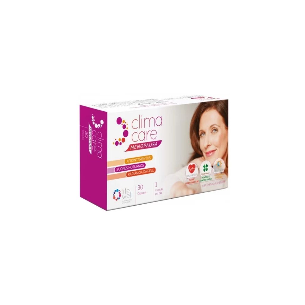 Climacare Menopausa Alívio Sintomas Menopausa 30 Cápsulas