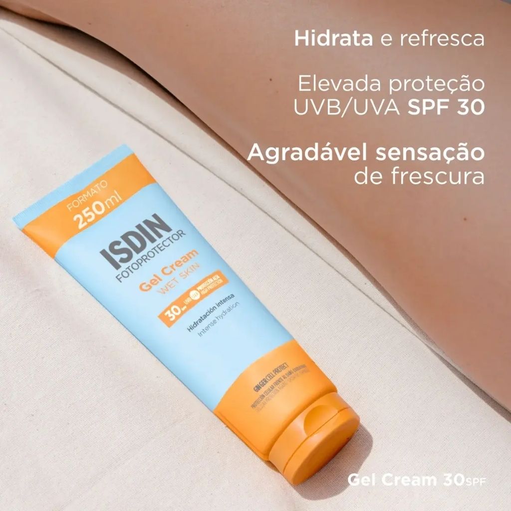 Isdin Fotoprotector Gel Creme Proteção Solar Spf30 250ml