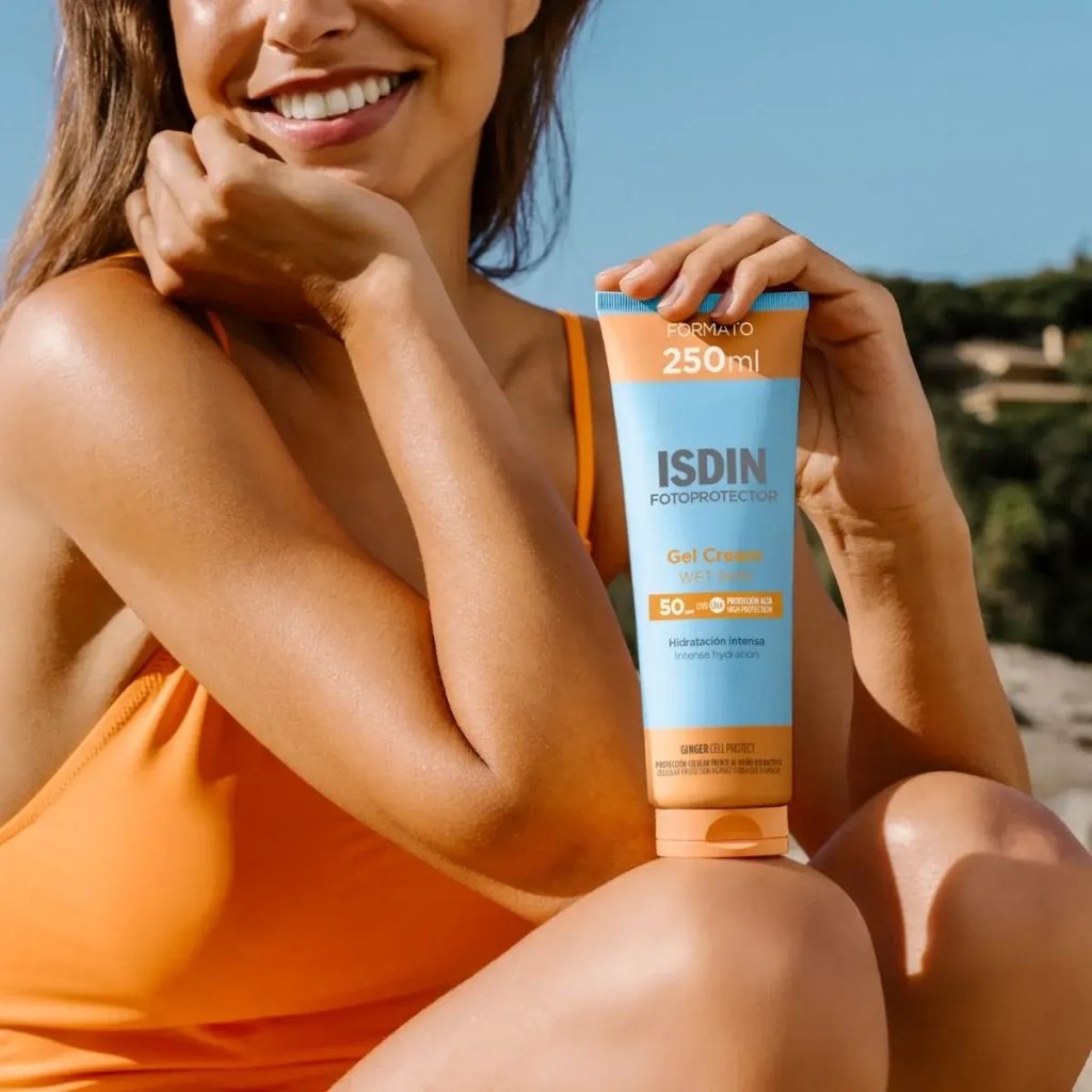 Isdin Fotoprotector Gel-Creme Protetor Solar Corporal SPF50+ 250ml