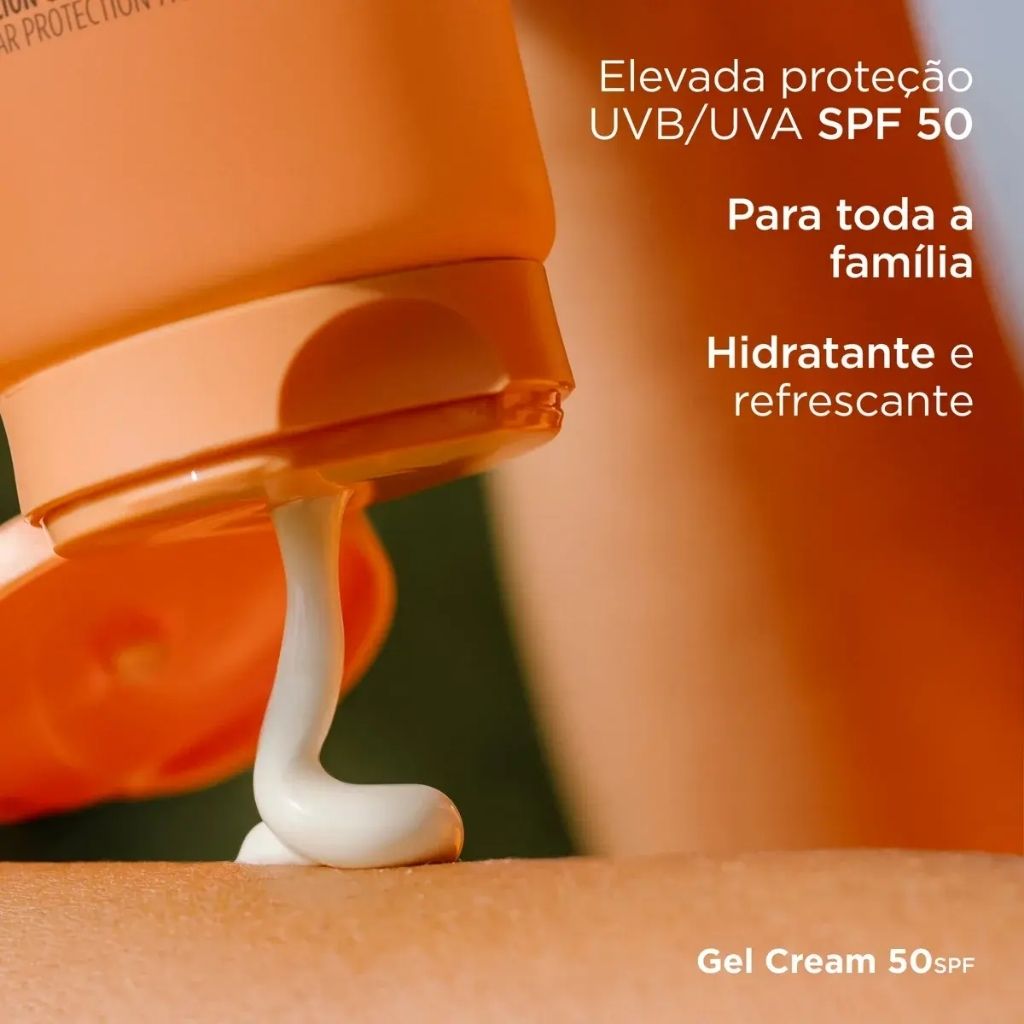 Isdin Fotoprotector Gel-Creme Protetor Solar Corporal SPF50+ 250ml