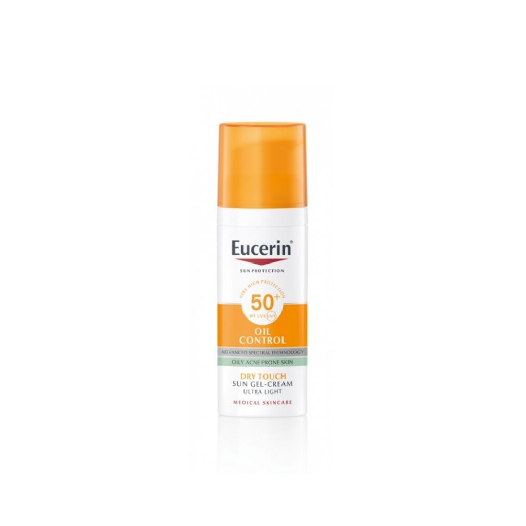 Eucerin Sun Face Oil Control Gel-Creme Protetor Solar Facial FPS 50+ 50ml