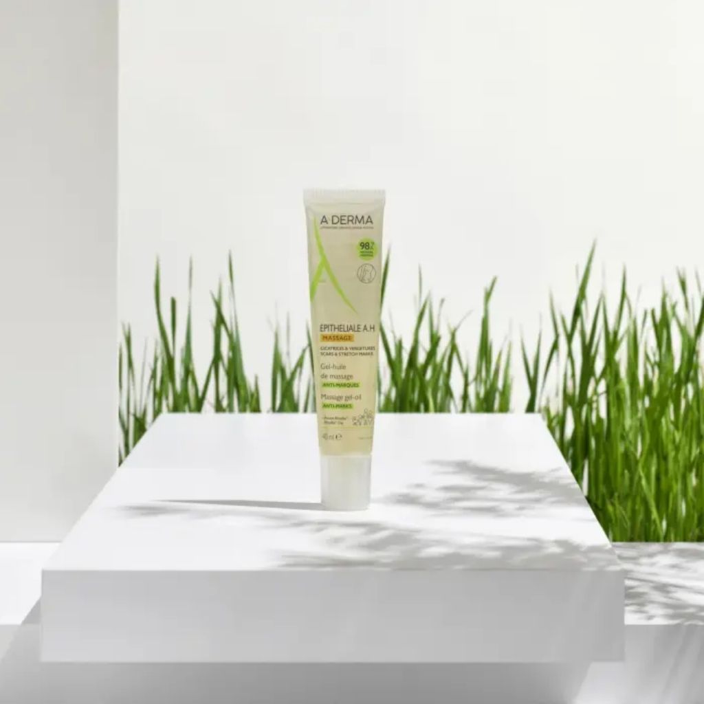A-Derma Epitheliale A.H. Duo Gel-Óleo De Massagem Antimarcas 40ml