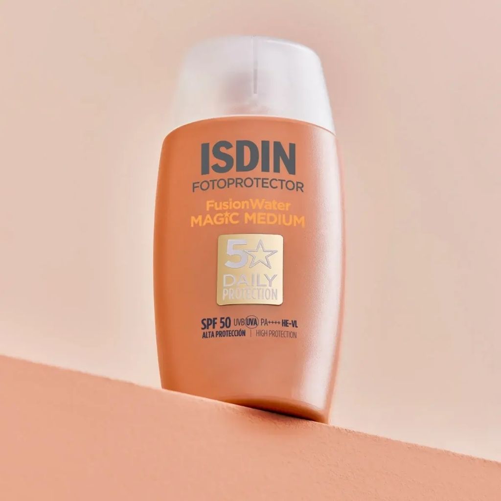 Isdin Fotoprotector Fusion Water Color Protetor Solar Com Cor Spf 50+ 50ml