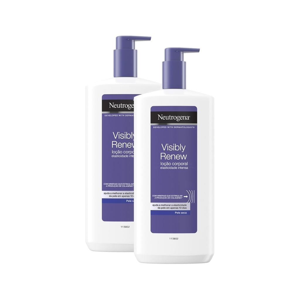 Neutrogena Visibly Renew Loção Corporal Hidratação Intensa Refirmante 750ml Duo
