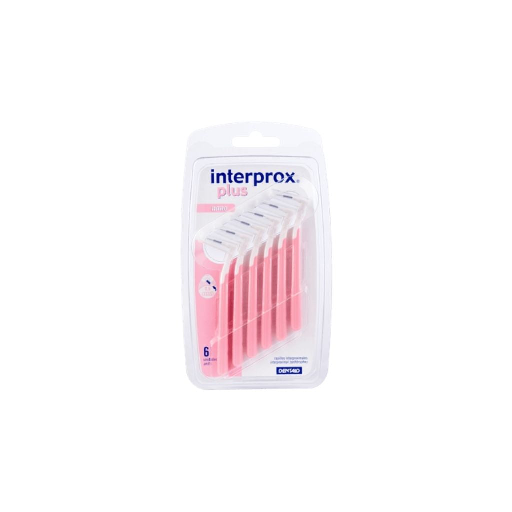 Dentaid Interprox Plus Nano Escovilhão Interdental Limpeza Espaços Interdentais 6 Unidades