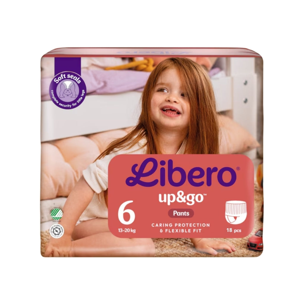 Libero Up&Go Cueca Fralda Tamanho 6 12-20kg 18 Unidades