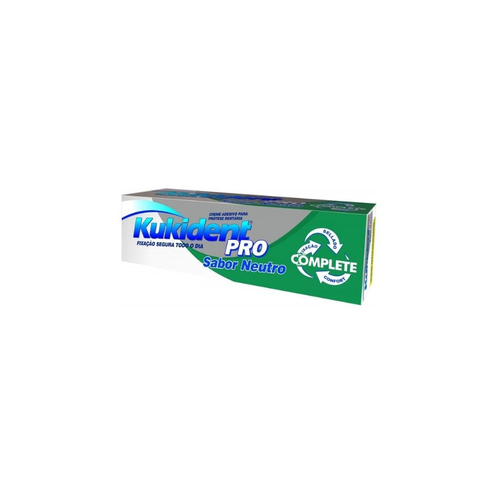 Kukident Pro Complete Creme Fixador Prótese Neutro 47 G