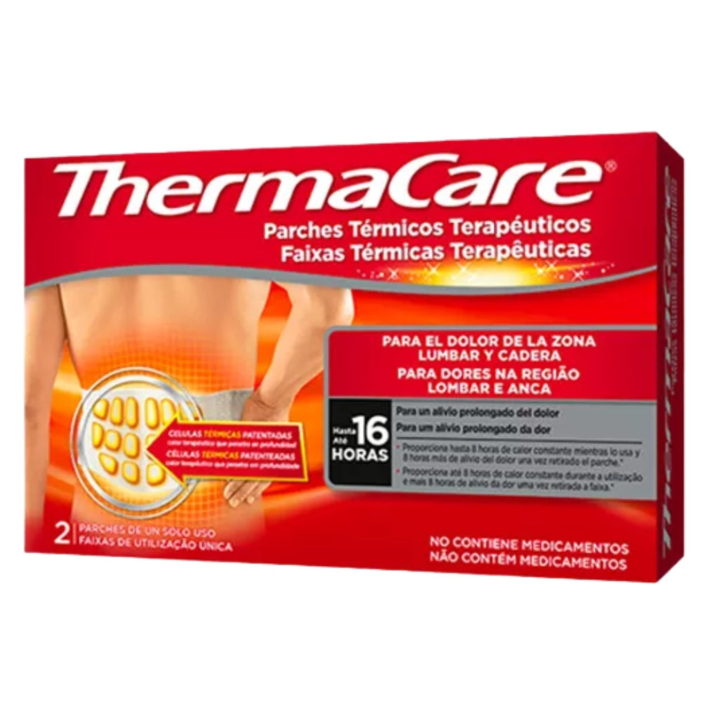 Thermacare Faixa Térmica Lombar/Anca Alívio Dor Muscular E Articular 2 Unidades
