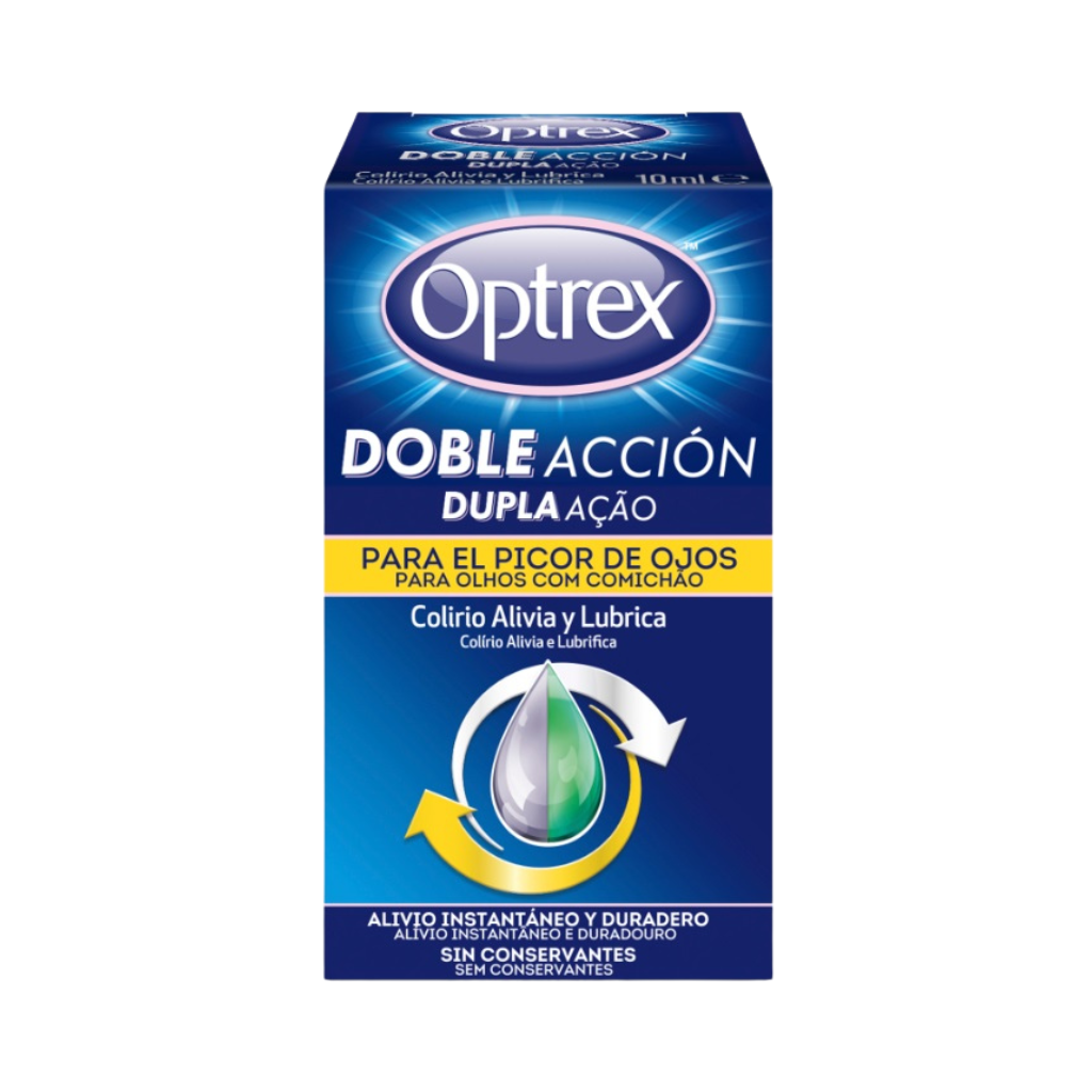 Optrex Dupla Ação Colírio Olhos Com Comichão 10ml