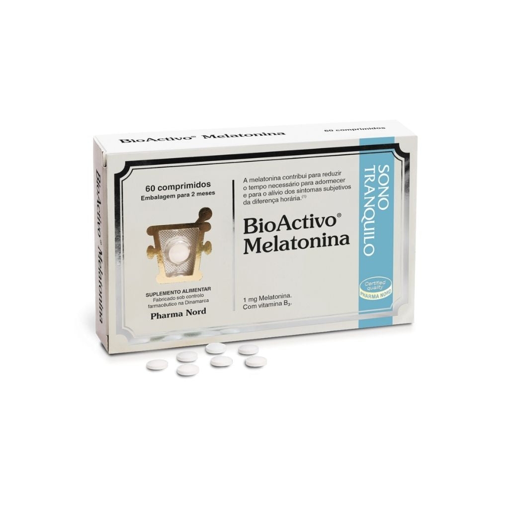 Bioactivo Melatonina Reduzir O Tempo Adormecer 60 Comprimidos
