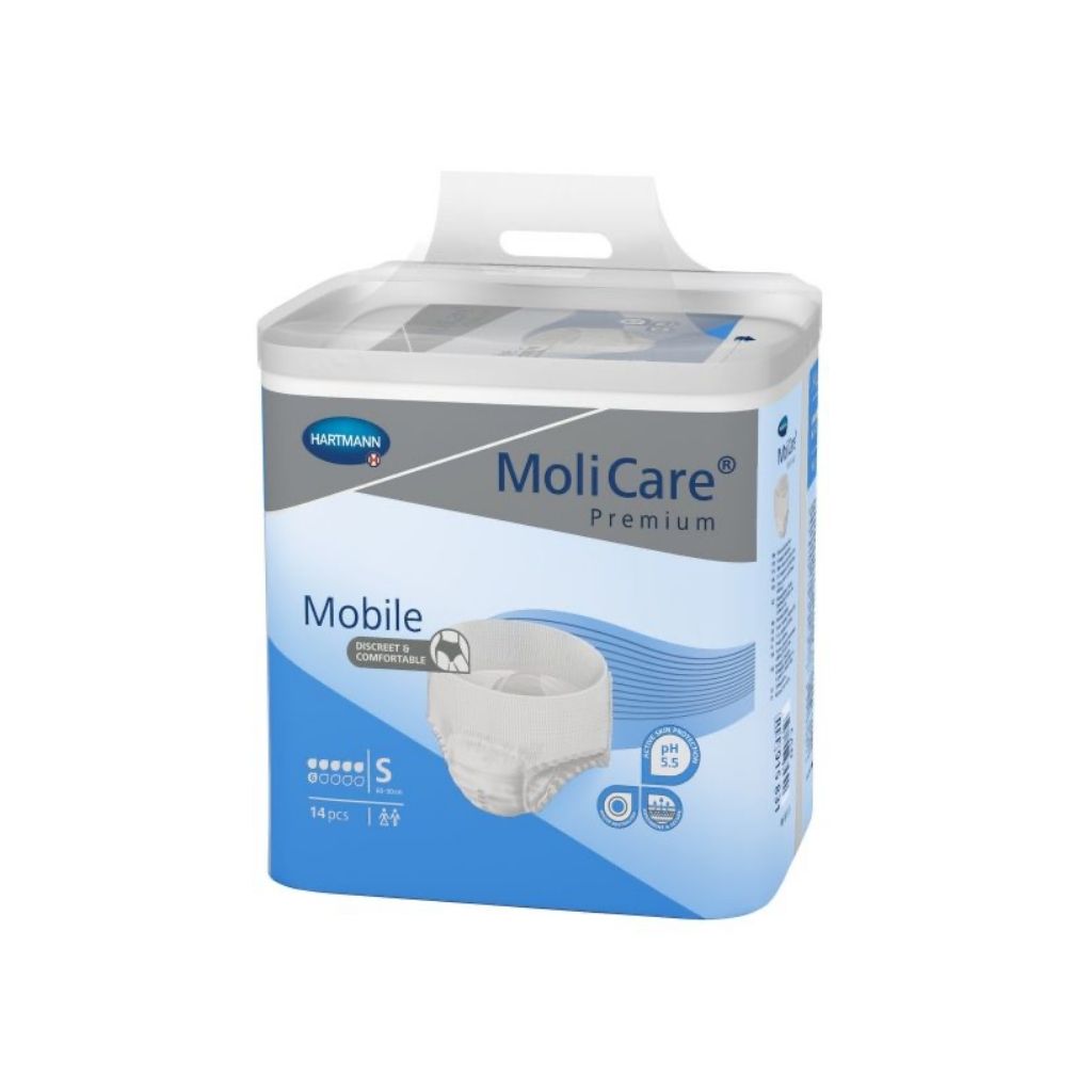 Molicare Premium Mobile Fralda-Cueca Incontinência Média Size 14 Unidades