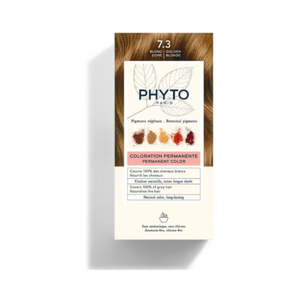 Phyto Coloração 7.3 Louro Dourado Kit