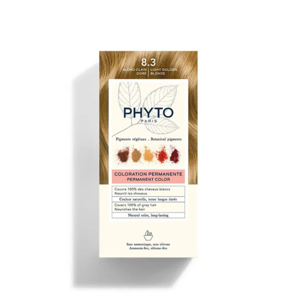 Phyto Phytocolor Coloração Permanente 8.3 Louro Claro Dourado