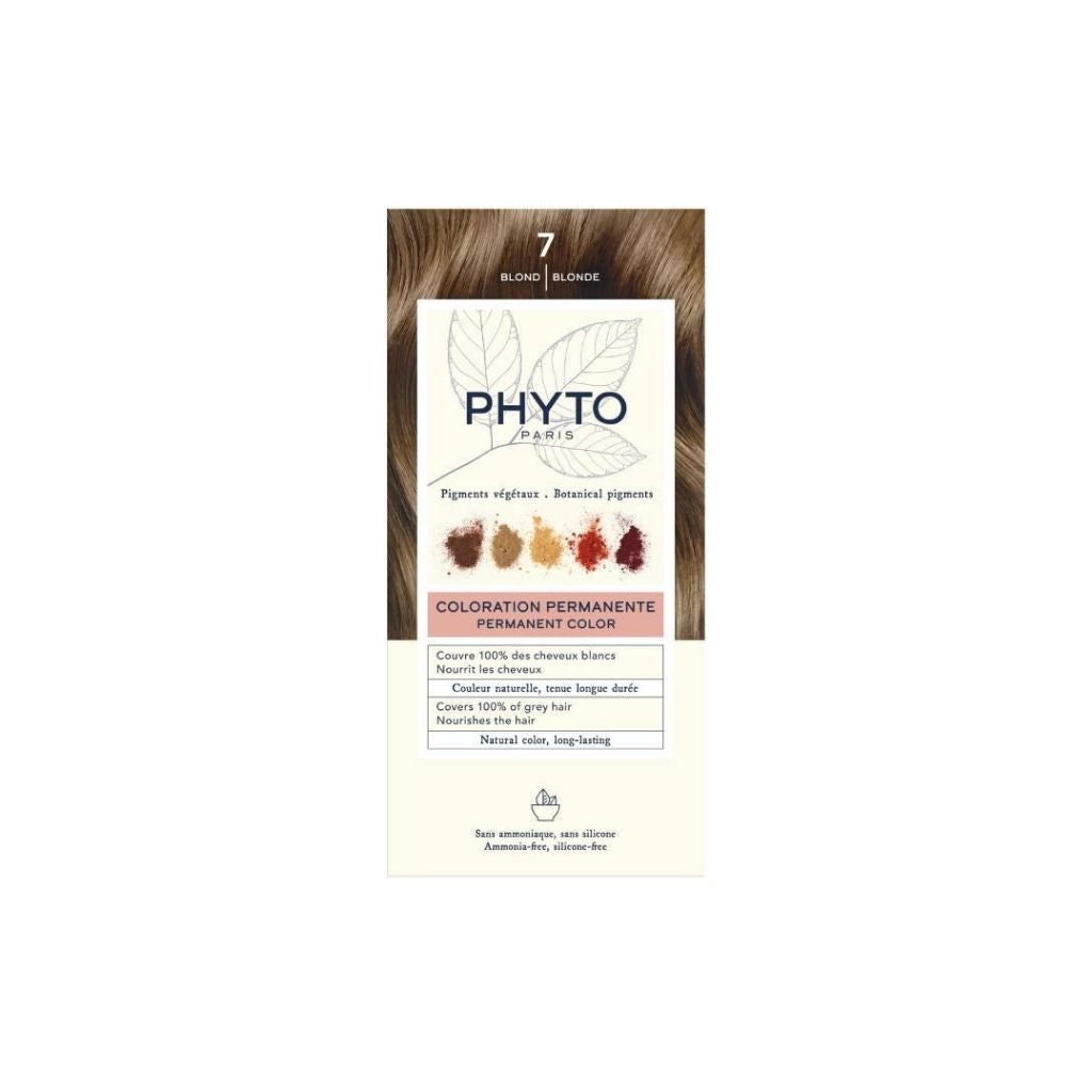 Phyto Phytocolor Coloração Permanente Louro 7 Kit