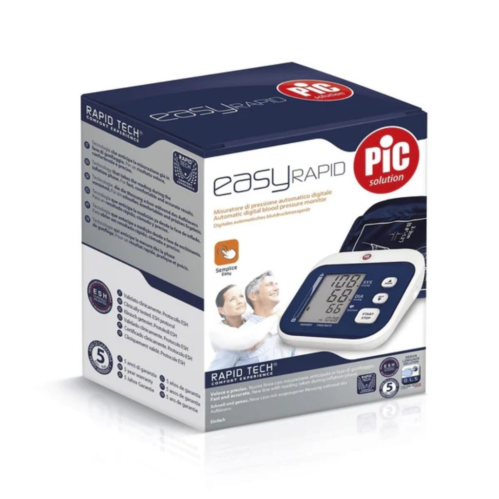 Pic Easy Rapid Medidor De Pressão Arterial Braço Rápido E Confortável