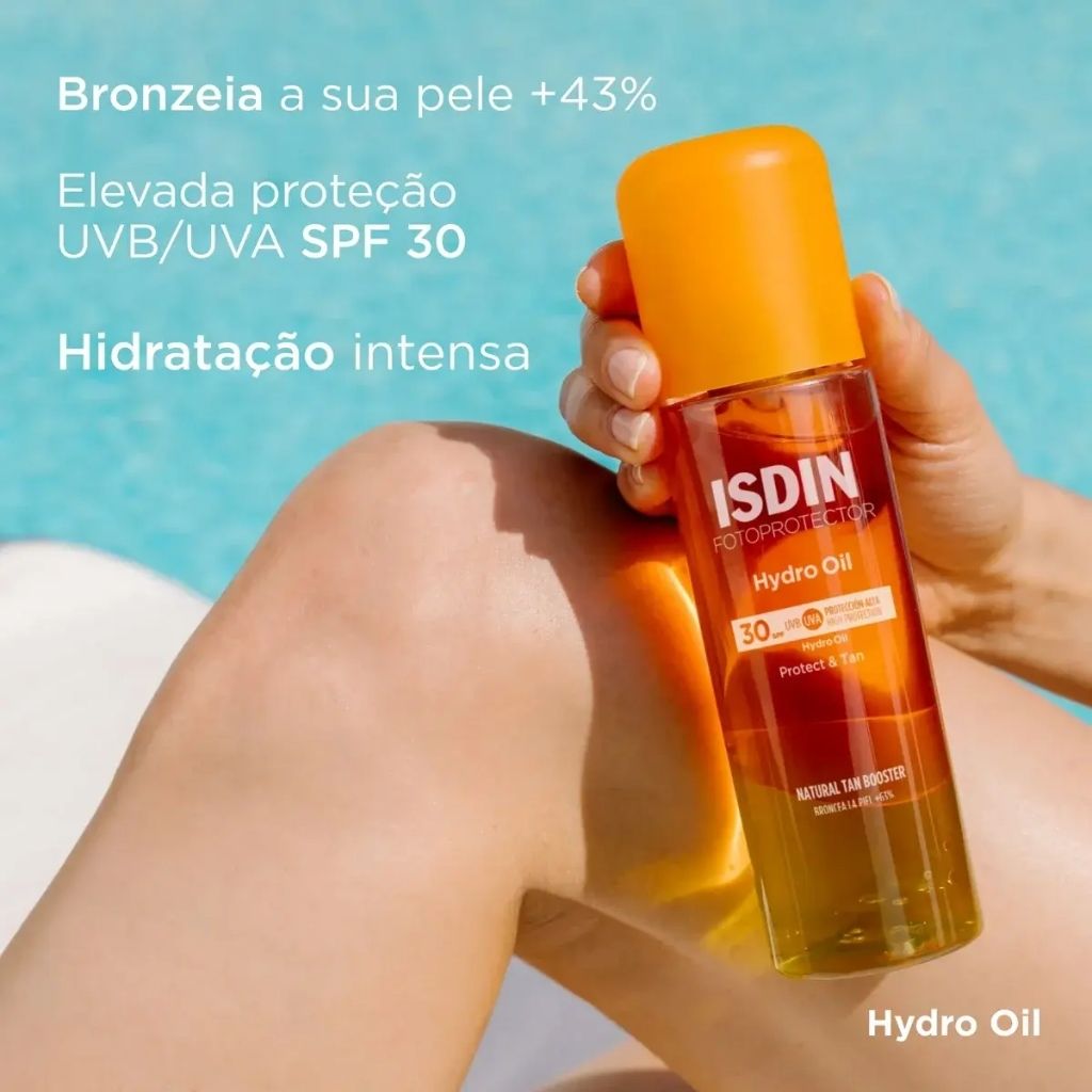 Isdin Fotoprotector Hydro Oil Protetor Solar Bifásico SPF30 200ml