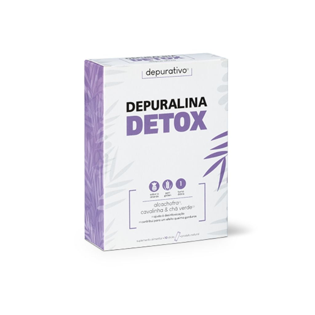 Depuralina Detox Stick Desintoxicação 10 Unidades