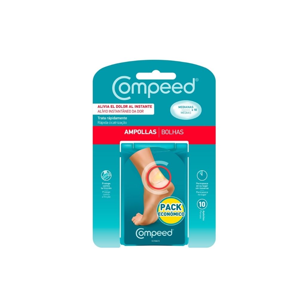 Compeed Penso Bolhas Formato Médio 10 Unidades