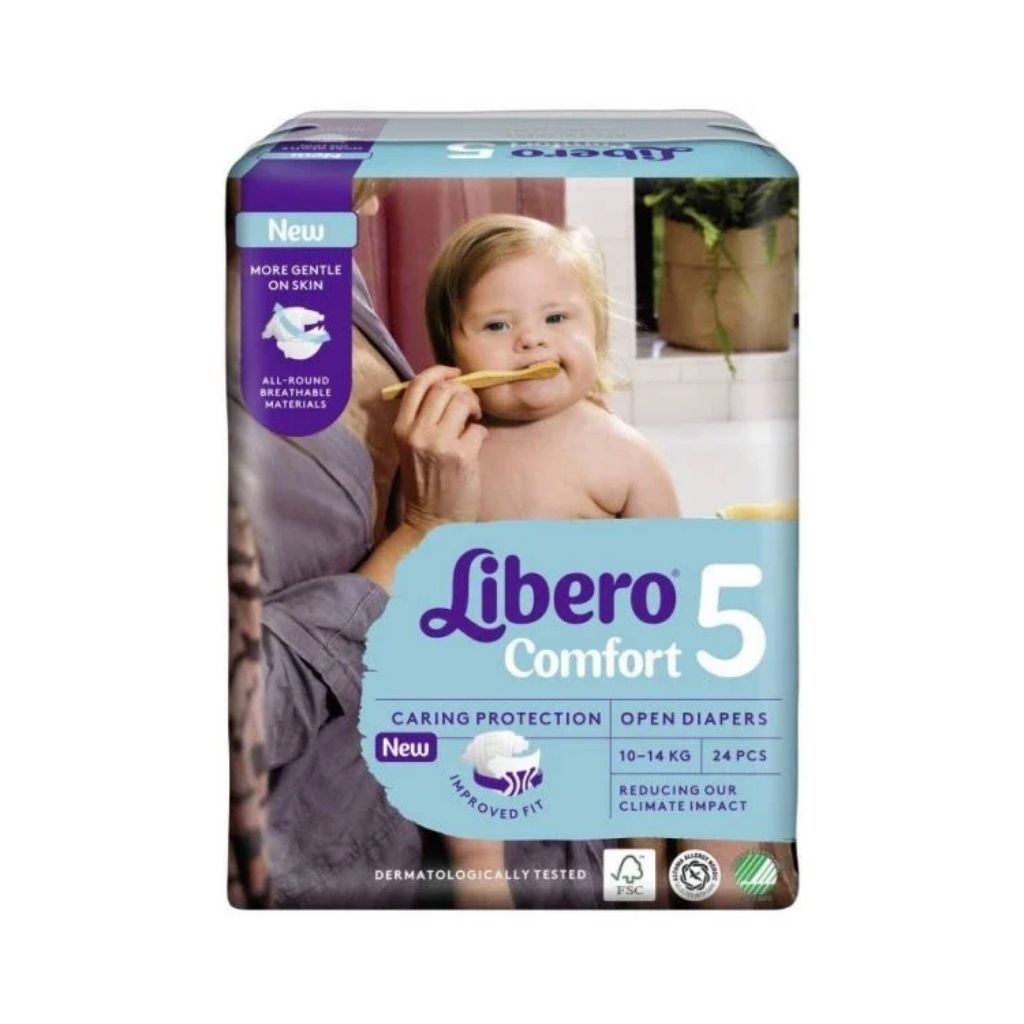 Libero Comfort T5 10-14Kg 24 Fraldas