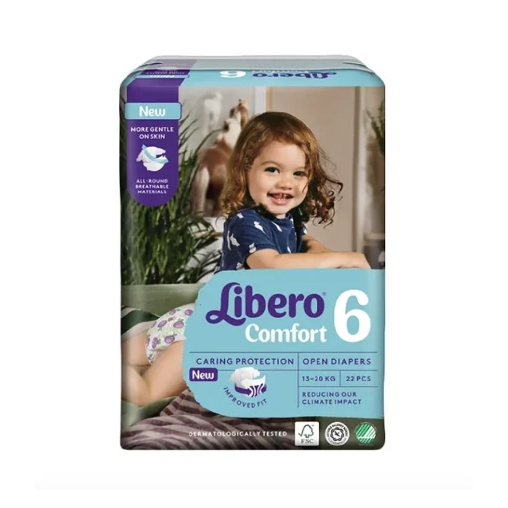 Libero Comfort T6 13-20Kg 22 Fraldas