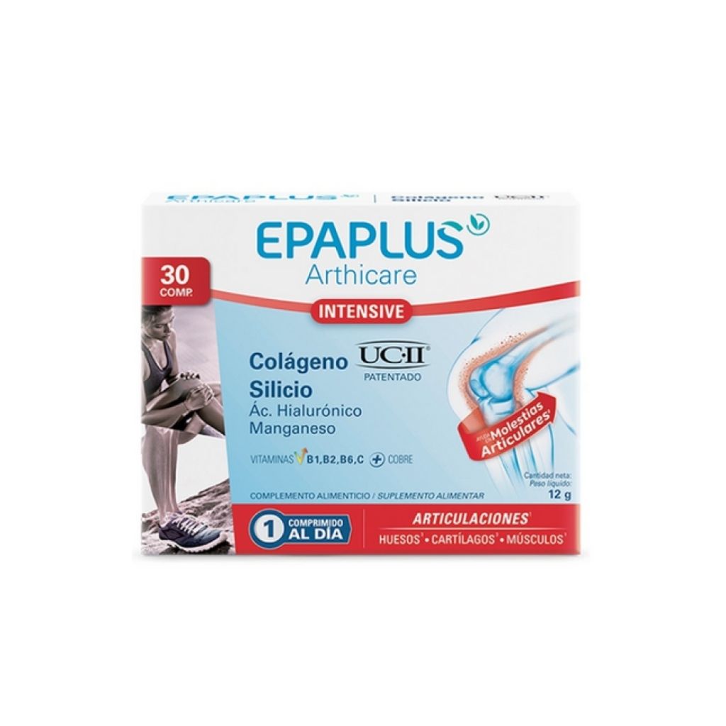 Epaplus Arthicare Colagénio Ucii + Silício Conforto Articular 30 Comprimidos