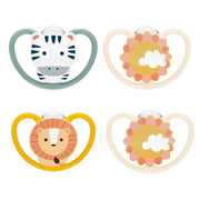 Nuk Space Chupeta De Silicone Ortodôntica 6-18M 2 Unidades