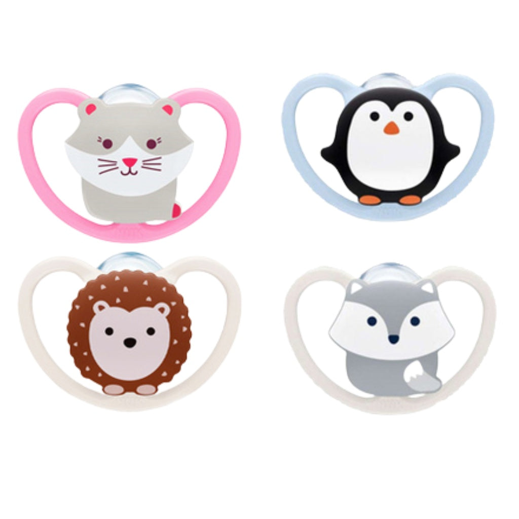 Nuk Space Chupeta Silicone Formato Anatómico 18-36 Meses 2 Unidades