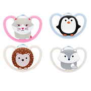 Nuk Space Chupeta Silicone Formato Anatómico 18-36 Meses 2 Unidades