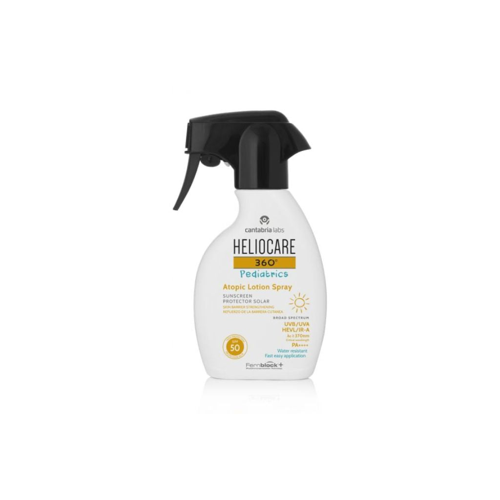 Heliocare 360º Pediatrics Atopic Loção Spray Protetor Solar Spf50+ 250ml