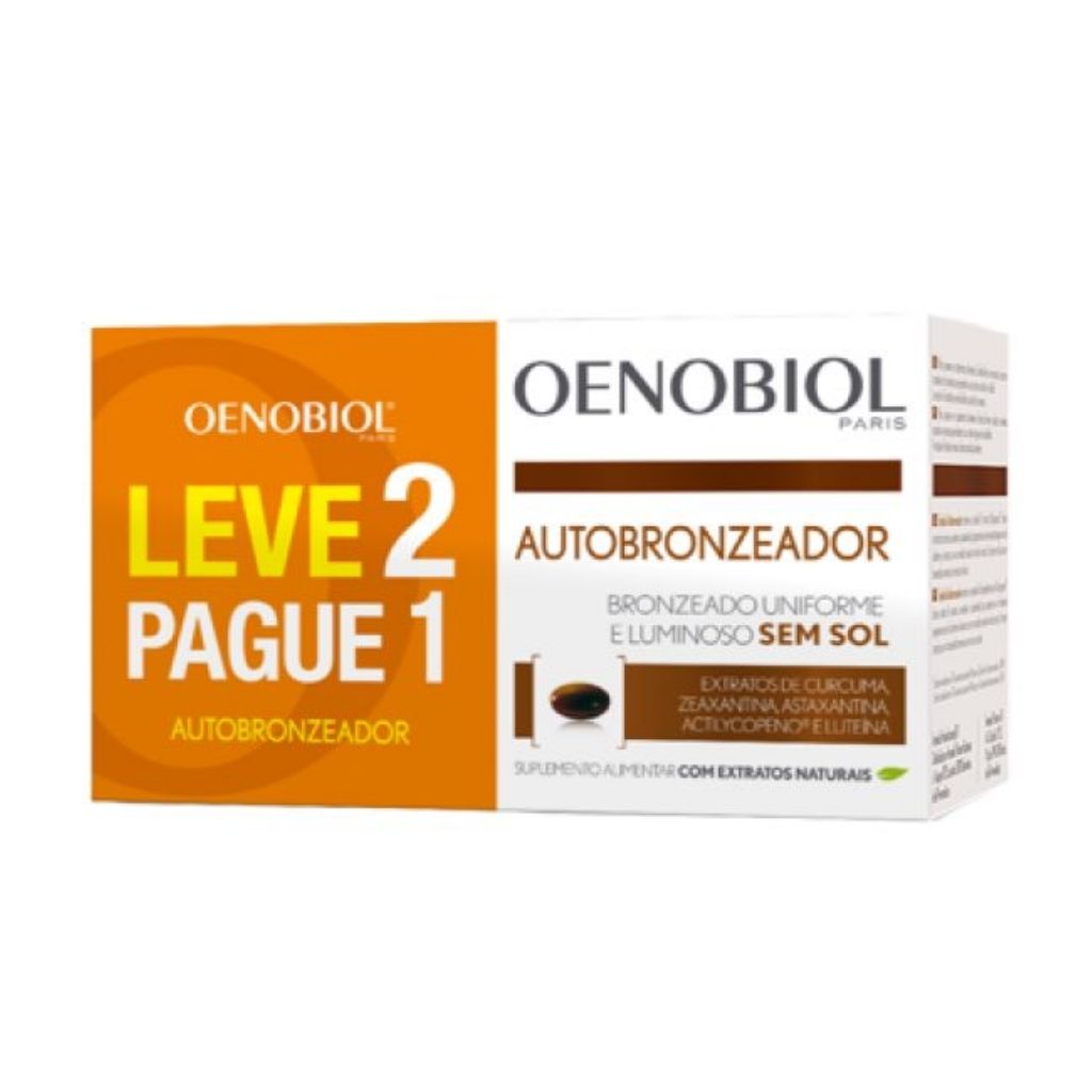 Oenobiol Perfect Bronze Autobronzeador Intenso Duo 2 X 30 Cápsulas