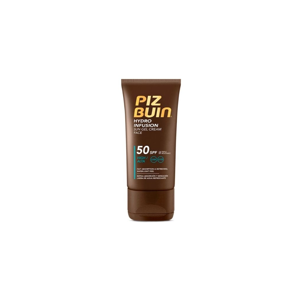 Piz Buin Hydro Infusion Face Fluido Protetor Solar Hidratação E Proteção Spf50+ 50ml