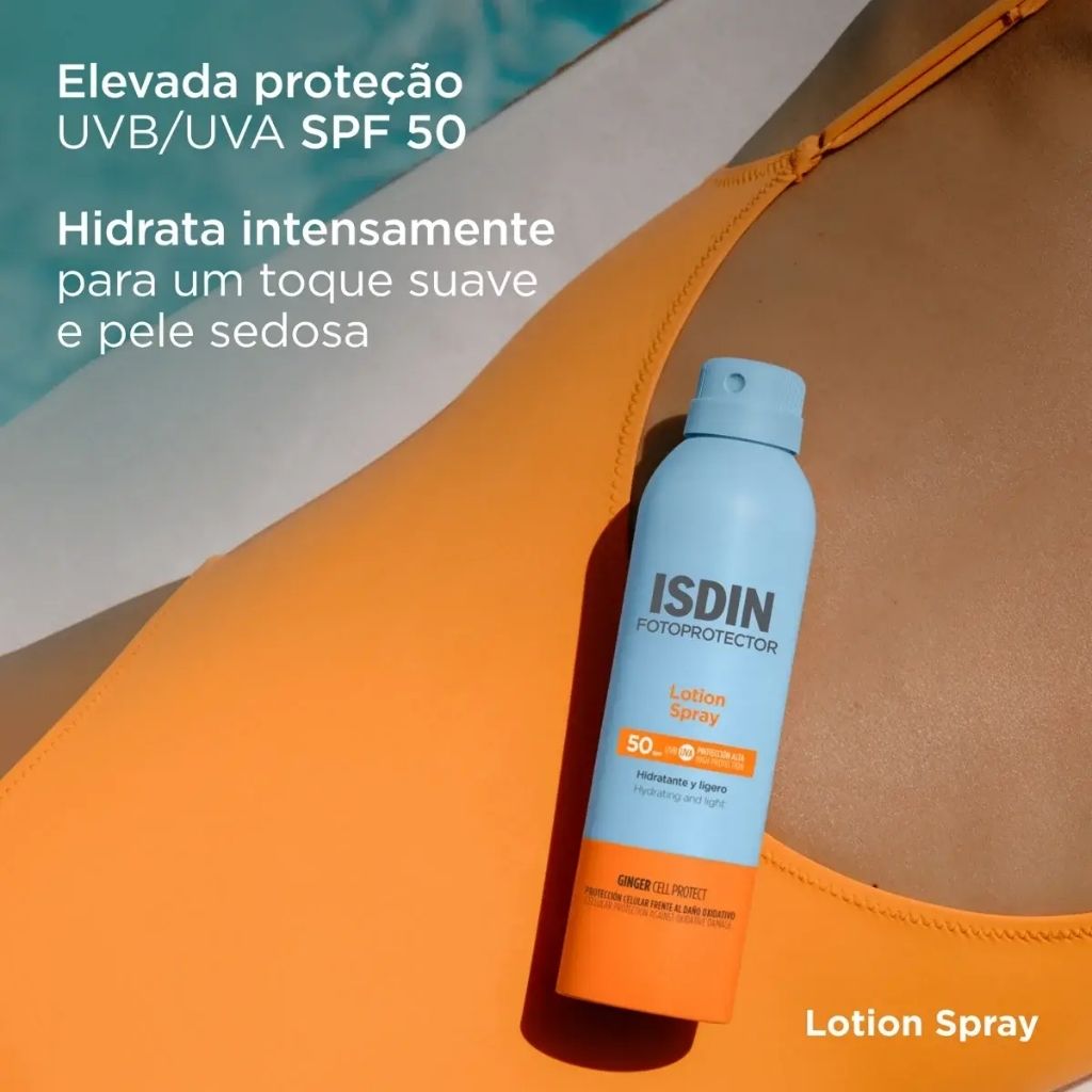 Isdin Fotoprotector Loção Spray Alta Proteção Solar 250ml
