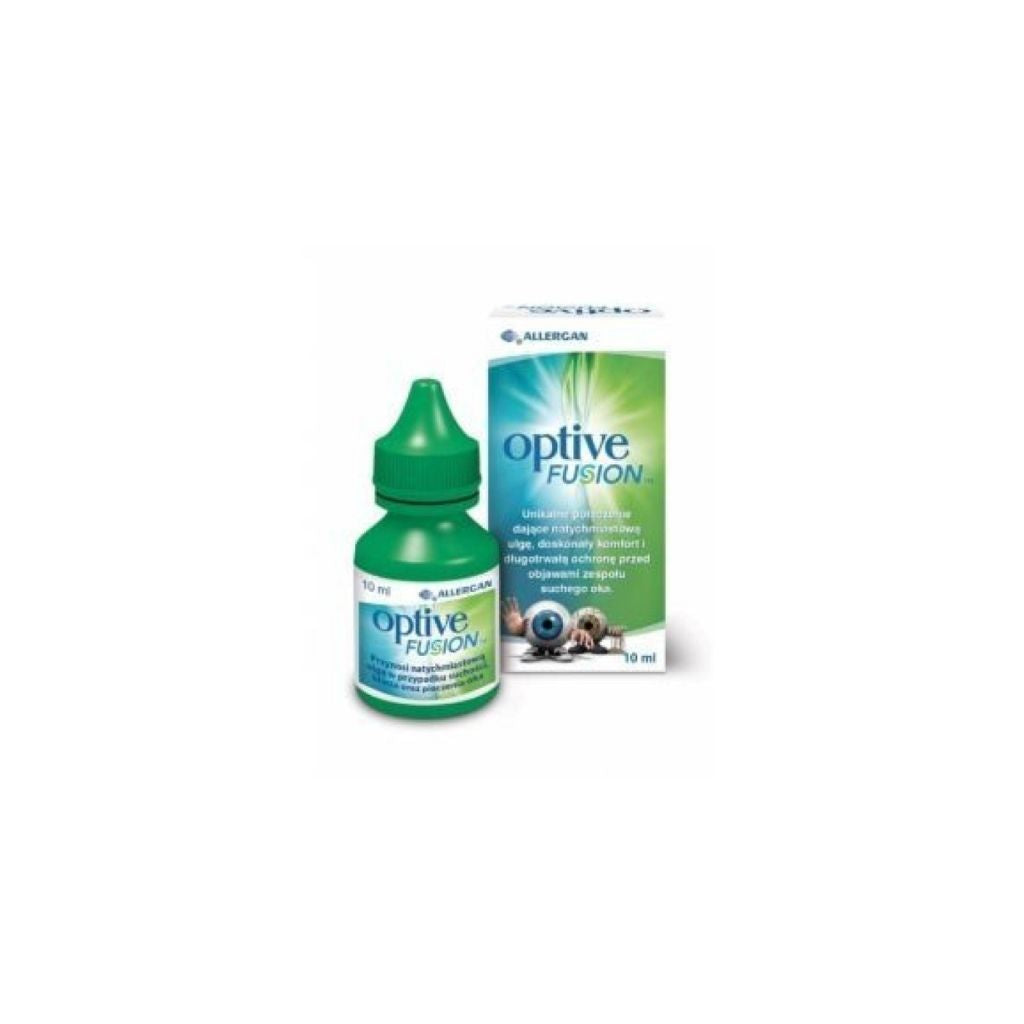 Optive Fusion Solução Oftálmica Lubrificante Alívio Olho Seco 10 ml