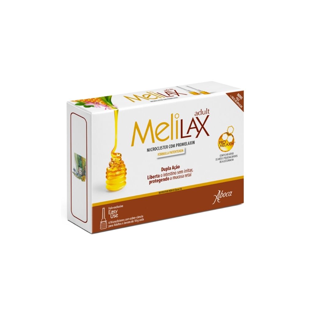 Melilax Adulto Microclister Alívio Constipação 6 X 10G