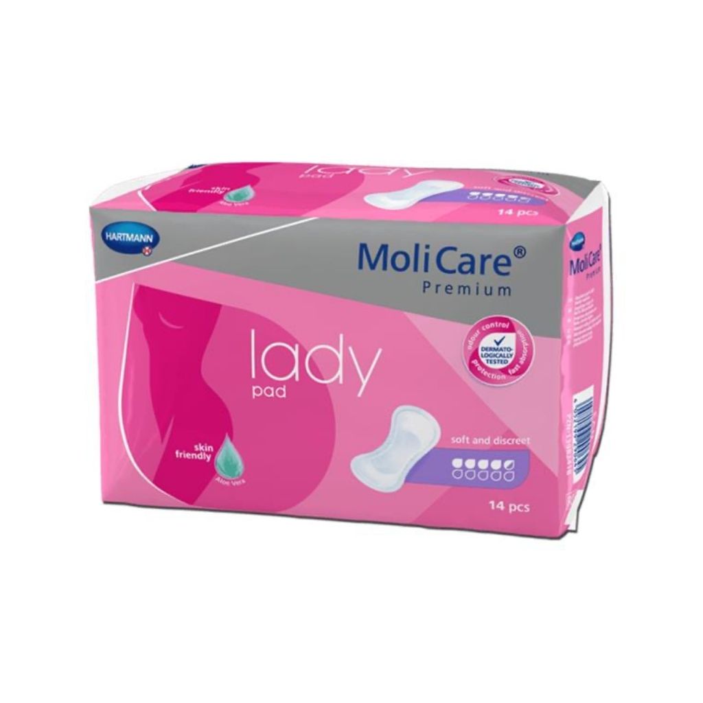 Molicare Premium Lady Pensos Incontinência Moderada 4,5 Gotas 14 Unidades