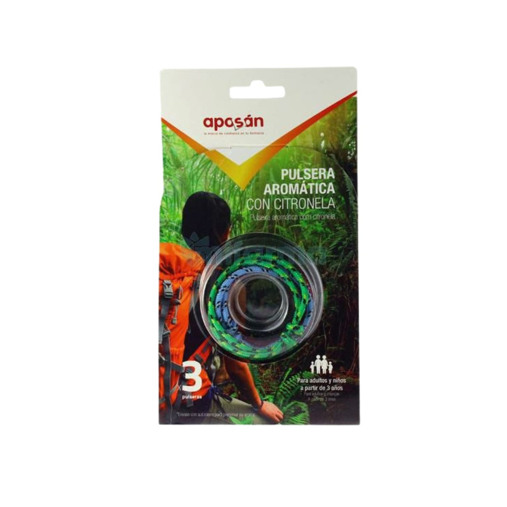 Aposan Pulseira Citronela Repelente Mosquitos Marinheiro