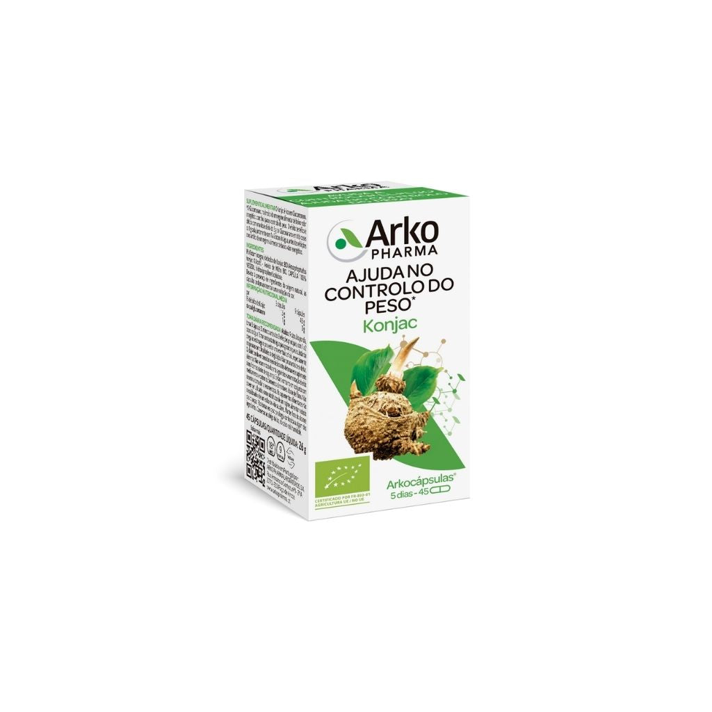 Arkopharma Arkocápsulas Konjac Glucomanano Perda De Peso 45 Cápsulas