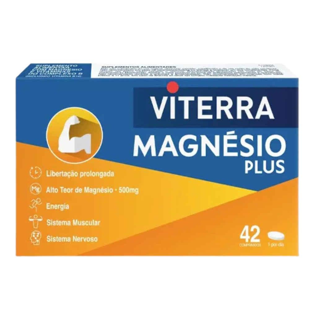 Viterra Magnésio Plus Redução Cansaço E Fadiga 42 Comprimidos