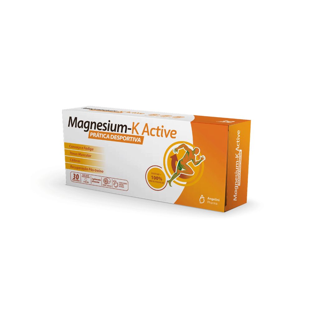 Magnesium-K Active Efervescentes Função Muscular E Redução Cansaço 30 Comprimidos