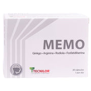 Tecnilor Memo Memória E Concentração 30 Cápsulas